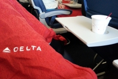 I had both window seats for myself!